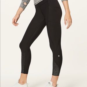 Lululemon Tight Stuff  Burgundy tights